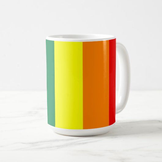 LGBT-Farben Kaffeetasse (VorderseiteRechts)