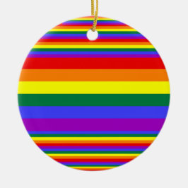 LGBT-Farben Keramik Ornament