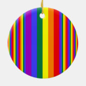 LGBT-Farben Keramik Ornament (Hinten)
