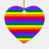 LGBT-Farben Keramik Ornament (Hinten)