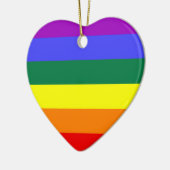 LGBT-Farben Keramik Ornament (Links)