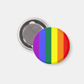 LGBT-Farben Magnet (Vorderseite/Rückseite)