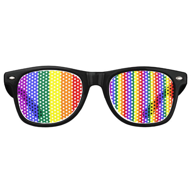 LGBT-Farben Partybrille (Vorderseite)