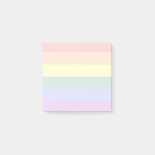 LGBT-Farben Post-it Klebezettel