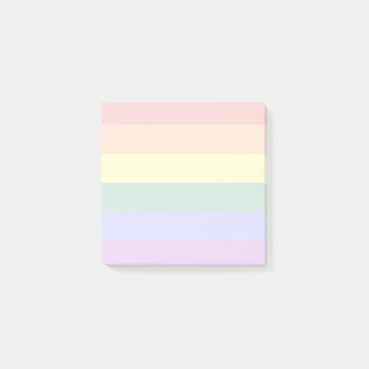 LGBT-Farben Post-it Klebezettel (Vorderseite)