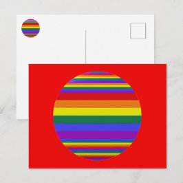 LGBT-Farben Postkarte