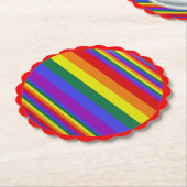 LGBT-Farben Untersetzer (angewinkelt)