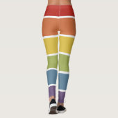 LGBT-Farbrücklauf Leggings (Rückseite)