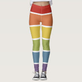 LGBT-Farbrücklauf Leggings (Vorderseite)