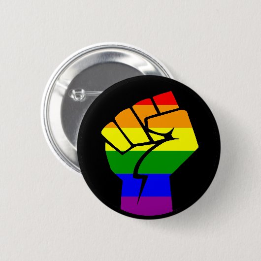 LGBT Faust Button (Vorne & Hinten)