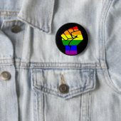 LGBT Faust Button (Beispiel)