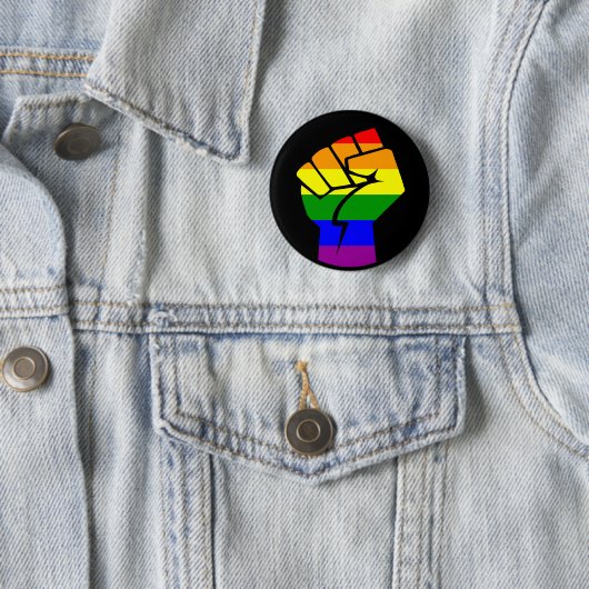 LGBT Faust Button (Beispiel)