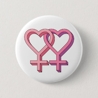 LGBT Femme 2 Femme Knopf Button