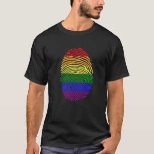 LGBT Fingerabdruck LGBTQ T-Shirt