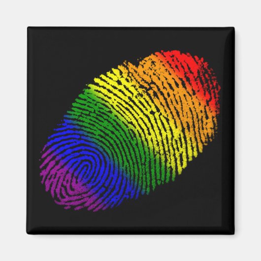 LGBT Fingerprint Magnet (Vorne)