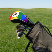 LGBT-Flag Drawstring Backpack Golf Headcover (In SItu)
