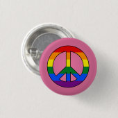 LGBT-Flag-Druckknopf Button (Vorne & Hinten)