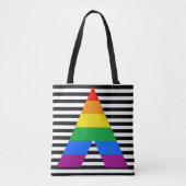 LGBT-Flag-Farben mit alleiniger Druckfunktion Tasche (Vorderseite)