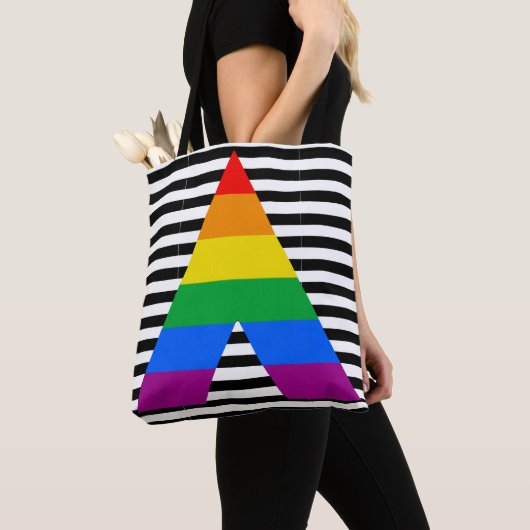LGBT-Flag-Farben mit alleiniger Druckfunktion Tasche (Von Nahem)