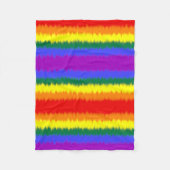 LGBT+-Flag Fleecedecke (Vorderseite)