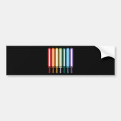 LGBT Flag Gay Pride Autoaufkleber (Vorne)