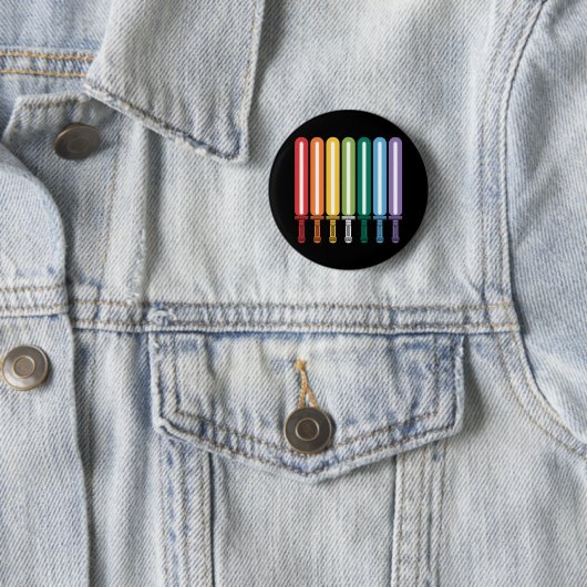 LGBT Flag Gay Pride Button (Beispiel)