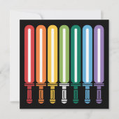 LGBT Flag Gay Pride Einladung (Vorderseite)