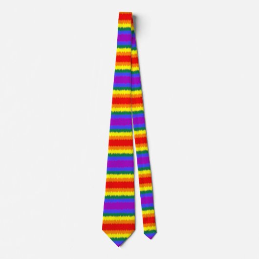 LGBT+ Flag Neck Tie Krawatte (Vorderseite)