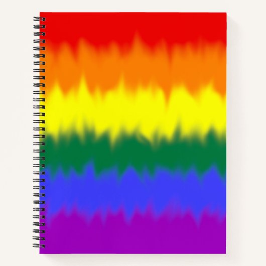 LGBT+-Flag-Notebook Notizblock (Vorderseite)