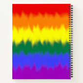 LGBT+-Flag-Notebook Notizblock (Rückseite)