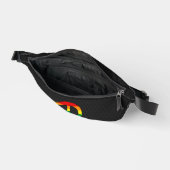 LGBT flag peace sign Bauchtasche (Offen)