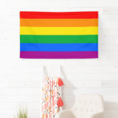LGBT-Flag / Regenbogenflagge Banner (Insitu)