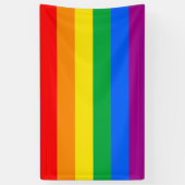 LGBT-Flag / Regenbogenflagge Banner (Vertikal)