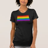 LGBT-Flag/Regenbogenflagge T-Shirt (Vorderseite)