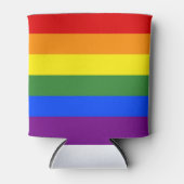 LGBT-Flag-Regenbogenstreifen Dosenkühler (Vorderseite)