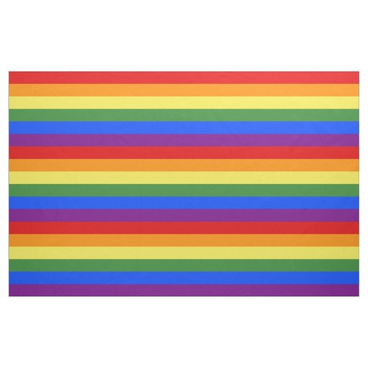 LGBT-Flag-Regenbogenstreifen Stoff (Fat Quarter (45,7 x 55,9 cm))