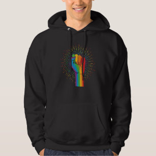 LGbt Flag Retro Vintag Artwork LGBT Prima Women Hoodie