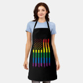 Lgbt Flag Schürze (Getragen)