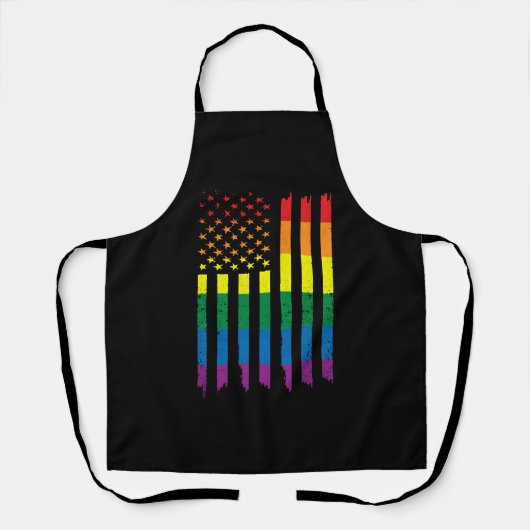 Lgbt Flag Schürze (Vorderseite)
