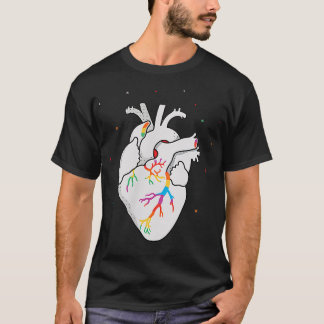 LGBT Flag T Heartbeat Gay Lesbian Residence Men Wo T-Shirt