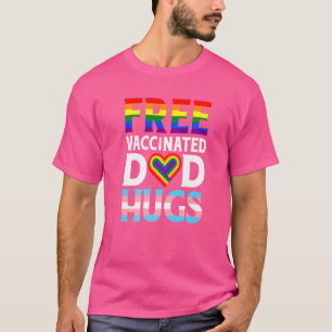 LGbt Flag Vater Freie Vater Schläger Gay Lesbian P T-Shirt