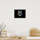 LGBT-Flag, vielleicht auf einer pH-Skala Poster (Küche)