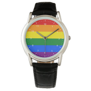 LGBT-Flagge Armbanduhr