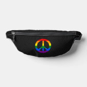 LGBT-Flagge Friedenszeichen Bauchtasche (Ablage )