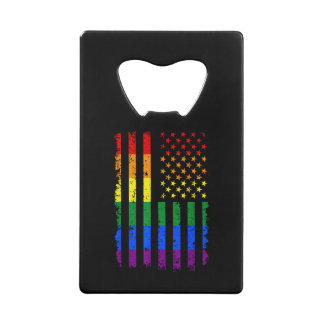 LGBT-Flagge Gay Pride Monat Transgender Geldbeutel Flaschenöffner