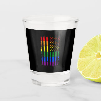 LGBT-Flagge Gay Pride Monat Transgender Schnapsglas