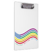 LGBT-Flagge Klemmbrett (Rechts)