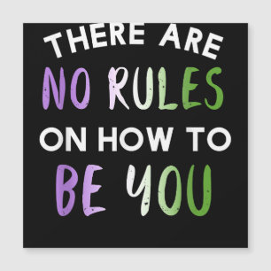 LGBT-Flagge klingt schwul, ich bin dabei Magnetkarte