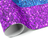 LGBT-Flagge lebhafte Glitzern für Regenbogen-Glitz Geschenkpapier (Rolleneckpunkt)