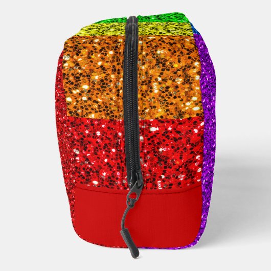 LGBT-Flagge lebhafte Glitzern für Regenbogen-Glitz Waschbeutel (Rechts)